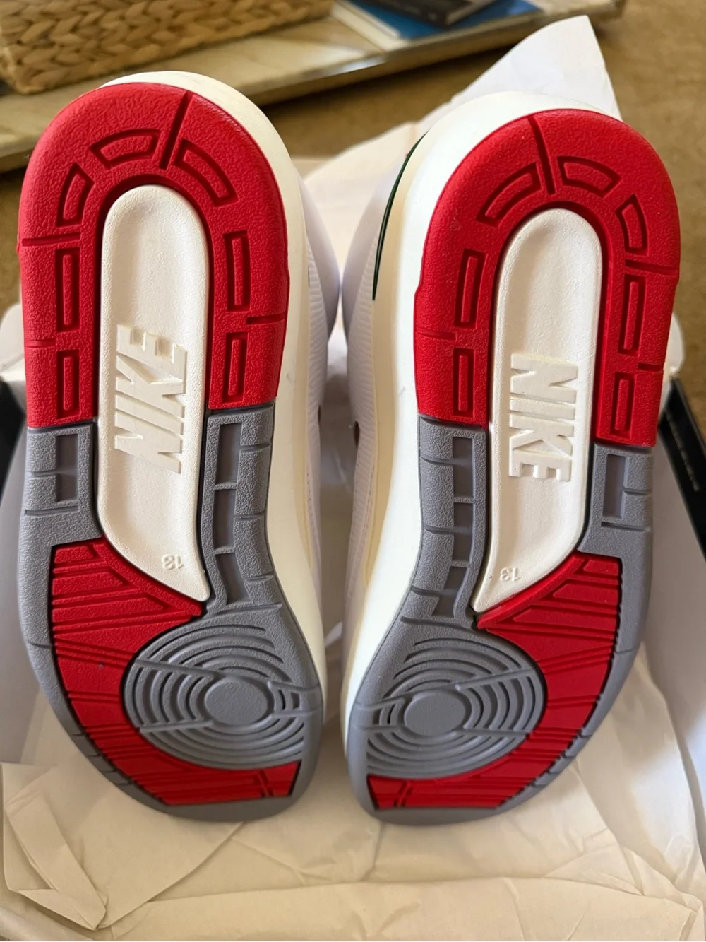 Jordan• 2 Retro in White, Fire Red-Fir, Sail